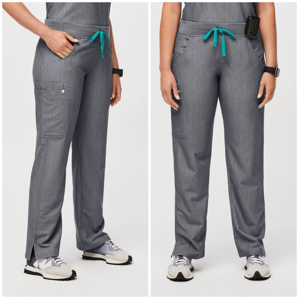 NWT Figs Kade cargo scrub pants graphite grey XXL